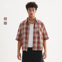 Cardigan Button Short Sleeve Shirt