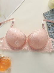 Pink Floral Lace set lingerie