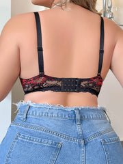Plus Size Black Underwire Bra