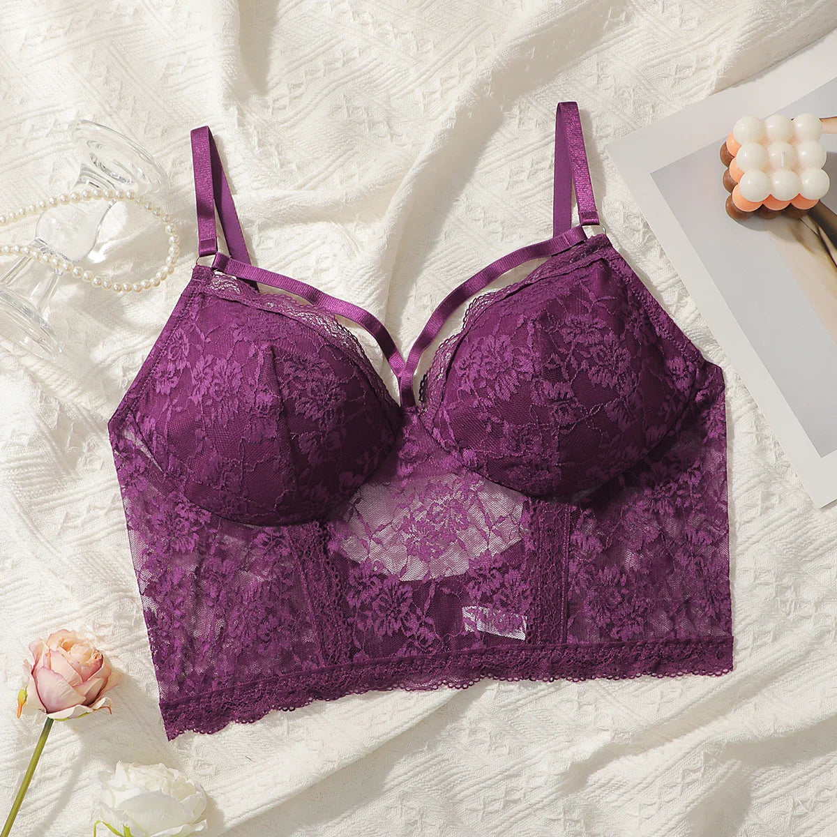 Plus Size Lace Bra