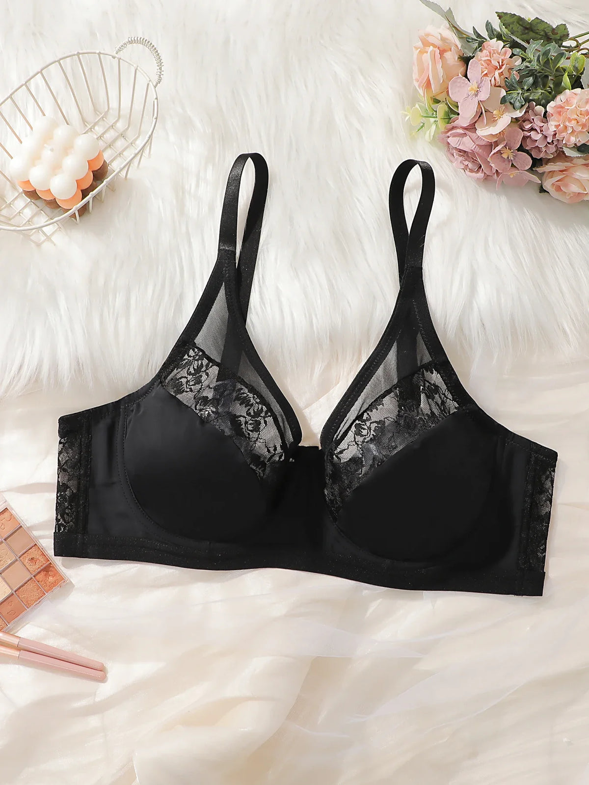 Plus Size Lace Minimizer Bra
