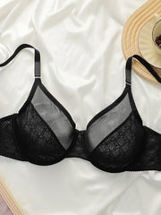 Plus Size Lace Underwire Unpadded Bras