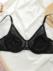 Plus Size Lace Underwire Unpadded Bras