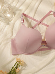 Plus Size Wireless Push Up Bra