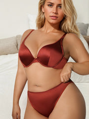 Plus size red set