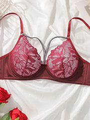 Red Lace Bra