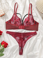 Red Lace Bra