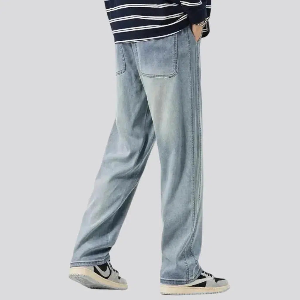 Hip-hop baggy jeans for men