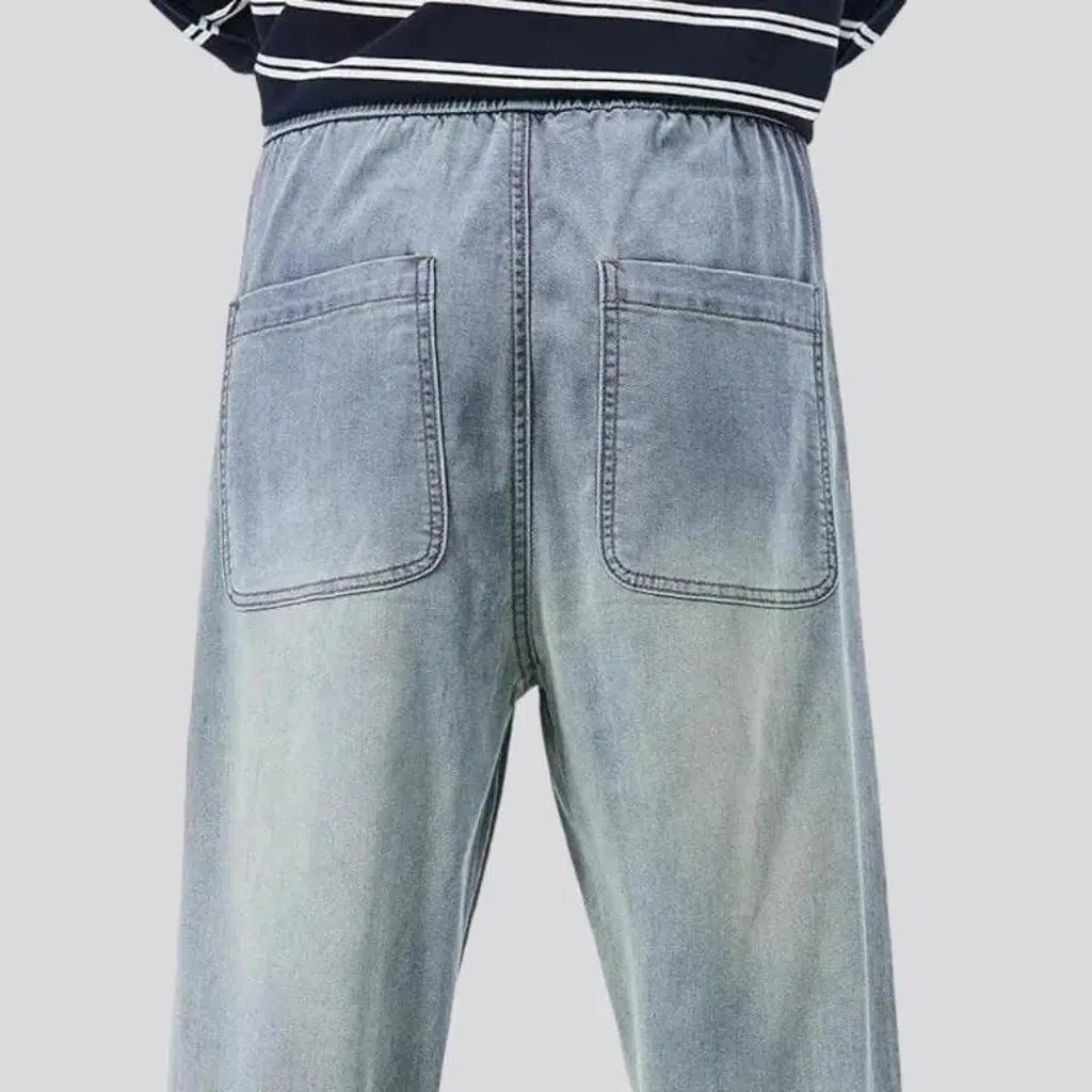 Hip-hop baggy jeans for men