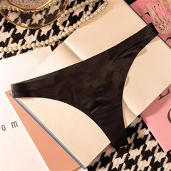 Seamless Glossy Ice Silk Breathable Panties