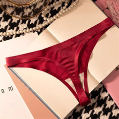 Seamless Glossy Ice Silk Breathable Panties