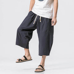Sekino Cropped Pants Blue