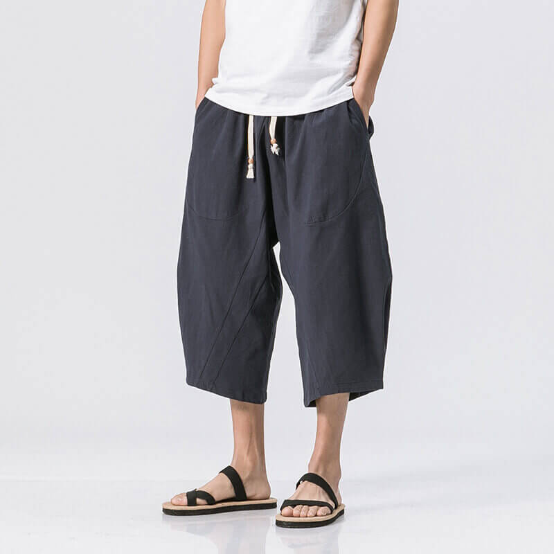 Sekino Cropped Pants Blue