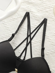 Sexy Black Lace Front Closure Underwire Bra