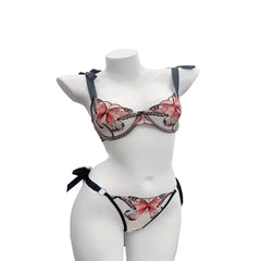Sexy French Butterfly Embroidery lingerie