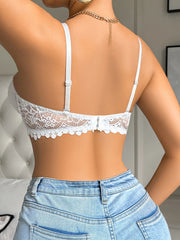 Sexy Half-cup Lace Women Underwire Bra