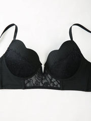 Sexy Lace Plunge Bra