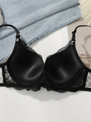 Sexy Leopard Lace Underwire Push Up Bra