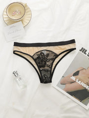 Sexy Mesh Sheer Underwire Push Up lingerie