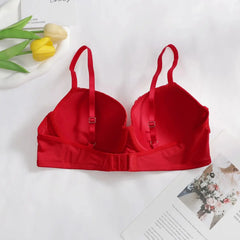 Sexy Red Lace Underwire Push Up Bra