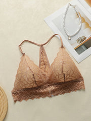 Single layer lace without steel ring beautiful back lace women's Underwear