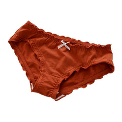 Solid Color Cotton Panties