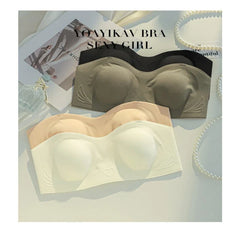 Summer Women Seamless Strapless Tube Top Bra