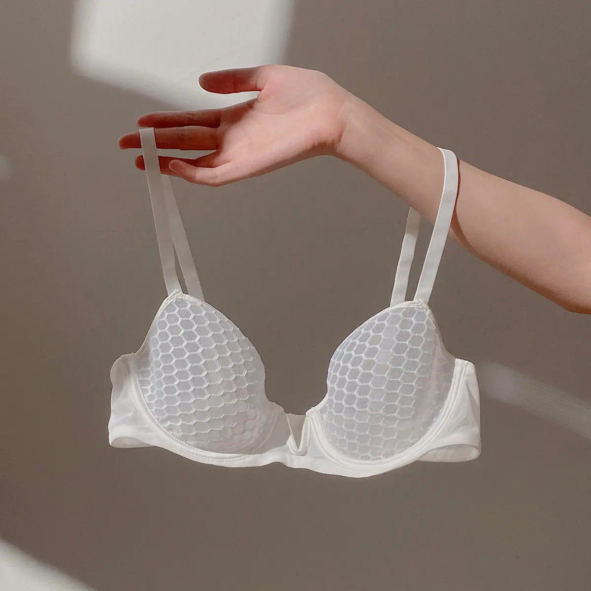 Sutiã Minimizador Ultra Fino Para Peitos Grandes Feminino Verão Armação Macia Suporte Lateral Anti Queda Lingerie