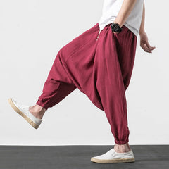 Tabi Harem Pants Red