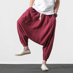 Tabi Harem Pants Red