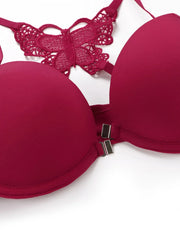 Viomisha 1Set Lace Stitching Bra