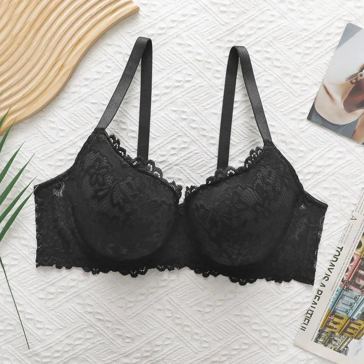 Viomisha Lady Deep Cup Lace Push Up Bras