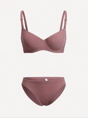 Viomisha Solid Underwire lingerie