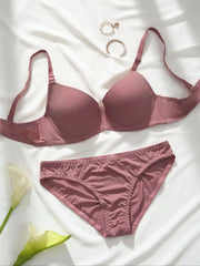 Viomisha Solid Underwire lingerie