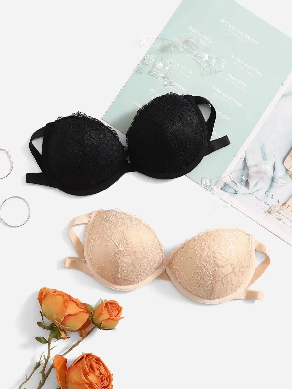 Viomisha Strapless Comfortable Gathered Non-slip Invisible Women's Bra