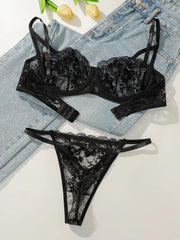 Viomisha Women Floral Lace lingerie