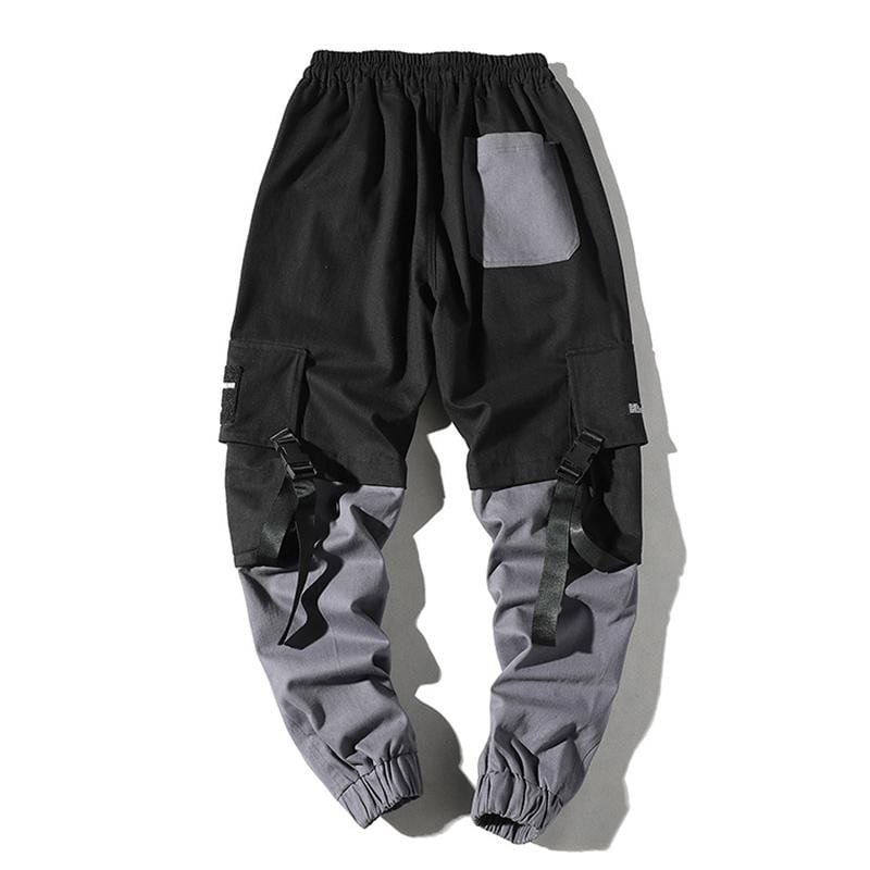 Dark Cargo Tech Pants