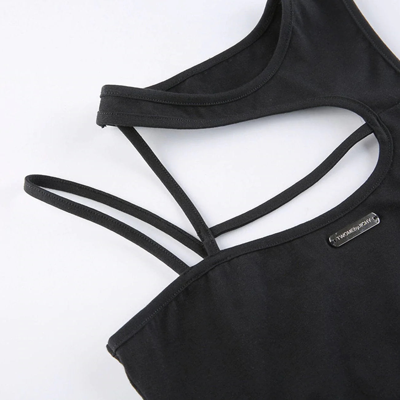 Irregular Hollow Slim Tee