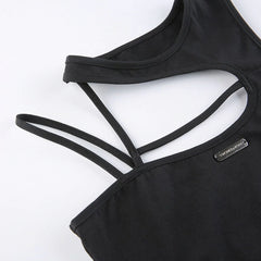 Irregular Hollow Slim Tee