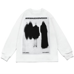 Polar Fleece Shadow Print Sweatshirt