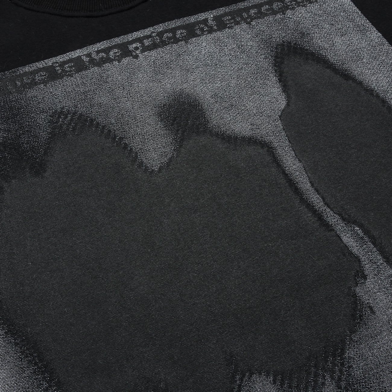 Polar Fleece Shadow Print Sweatshirt