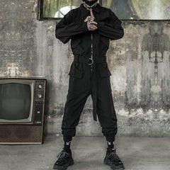 Zipper Type Jumpsuit