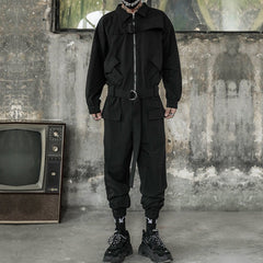 Zipper Type Jumpsuit