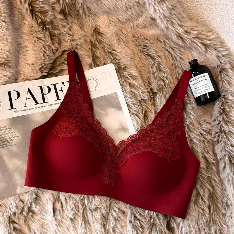 Women Deep V Sexy Lace Bra