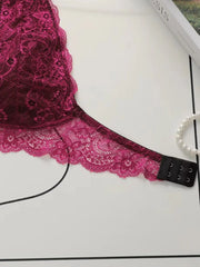 Women Floral Lace Halter Bralette