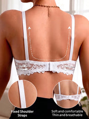 Women Floral Lace Sexy Bra