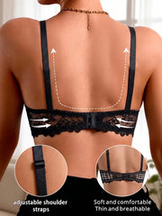 Women Floral Lace Sexy Bra