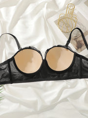 Women Floral Lace Underwire Padded Bra