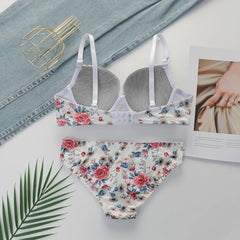 Women Floral Print Bra