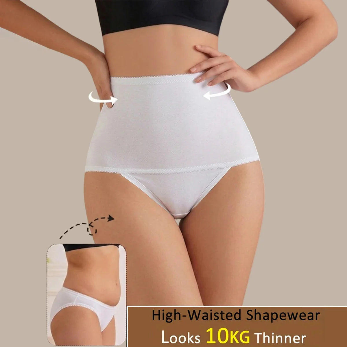 Women High Waist Tummy Control Shaping Panties